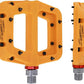 FOOKER MTB Pedals Mountain Bike Pedals 3 Bearing Non-Slip Lightweight Nylon Fiber Bicycle Platform Pedals for BMX MTB 9/16"