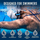 H2O Audio Stream 3 PRO and Surge S+ Earbuds - Underwater Streaming Music Waterproof MP3 Player for Swimming with Bluetooth and Short Cord Underwater Headphones with Superior Sound Quality (Blue)