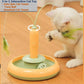 Interactive Cat Toys for Bored Indoor Cats,Automatic Cat Toy 3-in-1 Smart Teaser Wand Featuring Spinning Feather&Rolling Ball Track,Cats Dancer Toy Stimulates Hunting Instincts,Weight Control