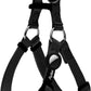 PUPTECK No Pull Dog Harness Soft Adjustable Basic Nylon Step in Puppy Vest Outdoor Walking with ID Tag and A-ir Tag Case, Black, S
