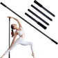 Yoga Stick 5ft Mobility Stick, Sturdy Steel Exercise Bar Adjustable Stretching Stick for Mobility, Training, Flexibility and Balance, Versatile Stretch Bar with 4 Steel Rods & Foam Handles