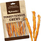 Afreschi Wrapped Turkey Tendon with Chicken Stick 3.5 oz, USA-Sourced Turkey Tendon, Dog Treats for Wrapped Series, All Natural Human Grade Dog Treat, Hypoallergenic, Rawhide Alternative