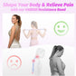 Figure 8 Fitness Resistance Band, Unbreakable Thicken 25lb Elastic Excercise Band for Working Out, Non-Slip Silicone Bands for Strength Stretch Training Arms Back Shoulder Chest Yoga Pilates