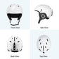 VANRORA Ski Helmet, Snowboard Helmet for Men & Women, Climate Control Venting, Dial Fit, Goggles Compatible, Removable Fleece Liner and Ear Pads, Safety-Certified