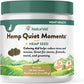 NaturVet Hemp Quiet Moments Plus Hemp Seed for Cats, 60 ct Soft Chews, Made in USA
