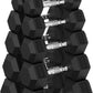 Hex Dumbbell Set, 30-480 lb Set Rubber Encased Exercise & Fitness Dumbbells, Weights Dumbbells Set, Hand Weight for Strength Training