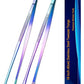JETKONG 2 Pcs 18 Inch (45cm) Stainless Steel Grill Tongs Heavy Duty Giant Tweezer Tongs, Extra Large Tweezers Tools for Cooking, Grilling, BBQ and Turning Food (Rainbow)