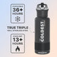 Coldest Insulated Water Bottle with Straw Lid - Stainless Steel Metal Insulated Bottle for Men & Women (Interstellar Reef Glitter, 32 oz)