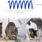 48PCS 12Colors Cat Spring Toys for Indoor Cats, Interactive Coil Springs for Self Play, Durable Heavy Plastic Cat Spiral Spring, Hunting, Biting, Swatting Creative Kitten Toy