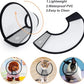 Vivifying Cat Cone Collar– Lightweight Soft Edge Recovery Cone for Small Cats, Adjustable Plastic Elizabethan Anti-Lick E-Collar for Post-Surgery Protection (S, Neck Fit Range 5.6-6.8Inches)