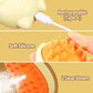 Rechargeable 3in1 Self-Cleaning Cat & Dog Deshedding Brush with 2 Gears for Long & Short Hair - Yellow