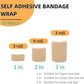 Self Adhesive Wrap 18 Rolls, Non-Woven Self Adherent Vet Wrap, (1IN+2IN+3IN) x 5Yard | Cohesive Bandage Tape for Wrist & Ankle, Elastic Grip Cover (Colorful)