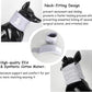 MANON ROSA Cat Neck Brace Elizabethan Collar for Pet After Surgery Recovery Adjustable Breathable Neck Cervical Cone for Small Medium Dogs Puppies Kittens with Spinal IVDD Issues (S 5.5-11",Grey)