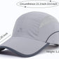 Running Hat Mesh Sports Cap Lightweight Quick Drying Runner Cap for Men Women
