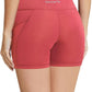 baleaf Women's 8"/ 5"/ 3" Biker Shorts High Waist Yoga Workout Gym Running Volleyball Spandex Shorts with Pockets
