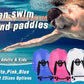 Hikeen Swim Paddle Hand for Adult and Junior, Swim Training Hand Paddles with Adjustable Straps, Swimming Hand Paddles for Training