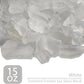 Sea Glass Block - 1LB White Frosted Sea Glass - Vase Filler and Aquarium Ornament, DIY Craft Supplies for Art, Sea Glass Decor, Beach Weddings, and Home Decor