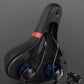 Bicycle Seat Replacement, Bike Seat for Men and Women, Comfort Wide Bike Saddle Memory Foam Padded Soft Bike Seat Cushion Compatible with Peloton, Mountain, City Bikes, Indoor Exercise Bikes