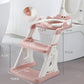PandaEar Potty Training Seat with Step Stool Ladder, Toddler Toilet Seat for Kids Boys Girls, Comfortable Safe Potty Seat with Anti-Slip Pads Ladder & Bear Design -Pink