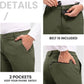 TBMPOY Men's Snow Ski Hiking Pants Waterproof Winter Fleece Lined Pants Camping Skiing Ice Fishing Pants with Belt
