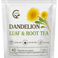 Organic Dandelion Leaf & Root Tea, Supports Kidney Function and Healthy Digestion, Caffeine Free, 40 Tea Bags