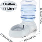 Pet Water Dispenser Station for Large Dogs and Cats,3 Gallon/11L Gravity Automatic Feeder, Cat Dog Water Fountain, Dog Water Bowl Dispenser,Large Breed Dog Drinking Fountain