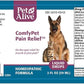 PetAlive ComfyPet Pain Relief for Dogs & Cats – Natural Homeopathic Supplement for Pet Joint & Mobility Support – 2 fl oz Drops – Made in USA