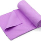 Eunzel 2 Pack Hot Yoga Towel Non Slip Yoga Mat Towel Non-Slip Sweat Absorbent Microfiber Towel for Hot Yoga, Pilates and Workout 72" x 26.5", Purple