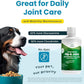 Plant-Based Liquid Glucosamine for Dogs, 1600mg Joint Support with Chondroitin, MSM & Omega 3-6-9, Shellfish-Free Dog Arthritis Supplement for Mobility & Flexibility, Made in USA, 32 oz
