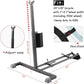 YueTong Bike Stand for Vertical Bike Storage,Upright Bicycle Stand Indoor,Standing Bike Rack for Garage Floor,Suit for MTB,Road Bike,Woman Bike and E-bike.