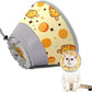 Cat Cone Collar Soft to Stop Licking, Adjustable, Foldable Lightweight Kitten Cones After Surgery Recovery for Cats & Kittens, Cat Cone Alternative (Orange, L)