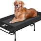 ONETIGRIS Elevated Dog Bed for Large Dogs, Outdoor Dogs Cod Large Raised Dog Bed with Chew Proof Mesh, No-Slip Portable Bed for Indoor & Outdoor Portable