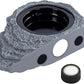 Wacool Magnetic Gecko Ledge - Single Bowl Reptile Feeding Tray with 3 Feeding Cups for Geckos, Lizards, Chameleons and Reptile Pets
