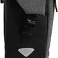 Ibera G-2 PakRak Pro Panniers Bike Bags (Pair) with Quick Release/Clip-On System - Bike Saddle Bags For Rear Rack Each with 19.8 lbs Capacity - Reflective Saddle Bag Bicycle, Fits Most Racks (Grey)
