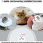 4Pcs Soft Cat Cone, Collar for Cats to Stop Licking, Lightweight, Disposable & Hygienic with Weekly Throwing Design, Multiple Wearing Methods (S/M/L)