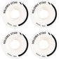Rollerex ST360 92A Roller Skate Wheels (8-Pack) (Color Options) - Indoor Outdoor - Use for Quad Skate Wheel Replacement (Prime White)