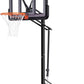 Portable Basketball Hoop Outdoor, 4.8-10FT Height Adjustable Basketball Hoop Goal System with 44-48 Inch Impact Backboard and Portable Wheels for Adults