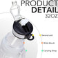 Hyeta 32 oz Water Bottles with Times to Drink and Straw, Motivational Water Bottle with Time Marker, Leakproof, Drinking Sports Water Bottle for Fitness, Gym and Outdoor