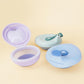 b.box Fill + Feed (Sage) | Reusable Baby Food Pouch | For Babies & Toddlers 4m+ | Silicone/Nylon Pouch, BPA-Free Lid | Dishwasher & Microwave Safe | 110mL (3.7oz, ½ Cup) Capacity
