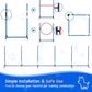 Dog Agility Course Backyard Set Dog Agility Equipment Obstacle Course Backyard Includes Adjustable High Hurdle,6 Weave Poles,Extended Tunnel,Jump Ring,Square Pause Box,2 Balls,Whistle,2 Carrying Bags