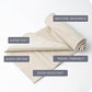 Suede Sweat Towel for Yoga, Pilates, Hot Yoga, Home Workouts, Gym - Soft Absorbent Quick Dry Hand Towel Travel Size