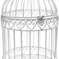 Anderson's Decorative Ivory Wire Birdcage Wedding Centerpiece, Table Décor, Hanging Decorations, Reusable