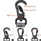 PLUTUS PET Short Training Dog Leash with Padded Handle for Medium Large Dogs,18 Inch Heavy Duty Strong Traffic Leash with Carabiner Clip for Climbing Walking or Guiding Blind(18”，Gray)
