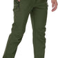 Gopune Men's Snow Ski Waterproof Softshell Pants Outdoor Windproof Warm Hiking Insulated Pants