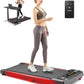 Walking Pad Treadmill, Anylife Incline Walking Pads Under Desk 330lb Capacity, 2.5HP Portable Treadmills for Home, Compact Treadmill Small Running Pad with LED Display, Remote Control