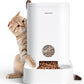 PAWGETHER® Gravity Cat Feeder, Self-Dispensing Dog Food Dispenser, Pet Food Station 1 Gallon/3.5L Capacity Automatic Pet Feeder Cat & Dog Food Bowl, Easy to Fill