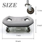 Core Coaster Abdominal Abs Training Machine Equipment,Ab Wheel Roller Exercise for Home Gym,Waist Strength Trainer with a Kneel Mat