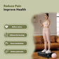 UCIN Vibration Plate Exercise Machine, Vibration Plate for Lymphatic Drainage, 330 Lbs Capacity Vibrating Plate for Weight Loss Home Fitness with Resistance Bands/Pilates Ball