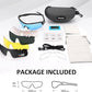 BangLong Polarized Sports Sunglasses Cycling Sun Glasses for Men Women with 5 Interchangeable Lenes for Running Baseball Golf
