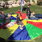 Sonyabecca Parachute 8 Feet 10 Feet 12 Feet for Kids with 9 Handles 12 Handles Play Parachute for 8 12 Kids Tent Cooperative Games Birthday Gift